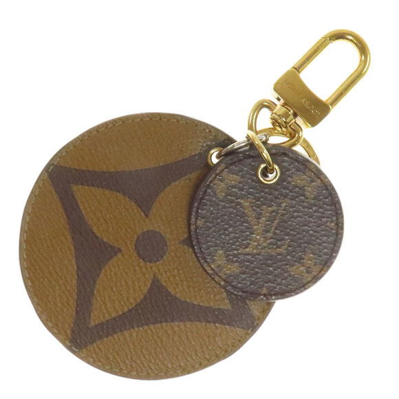 LOUIS VUITTON Brown Monogram Keyring - Picture 1 of 7